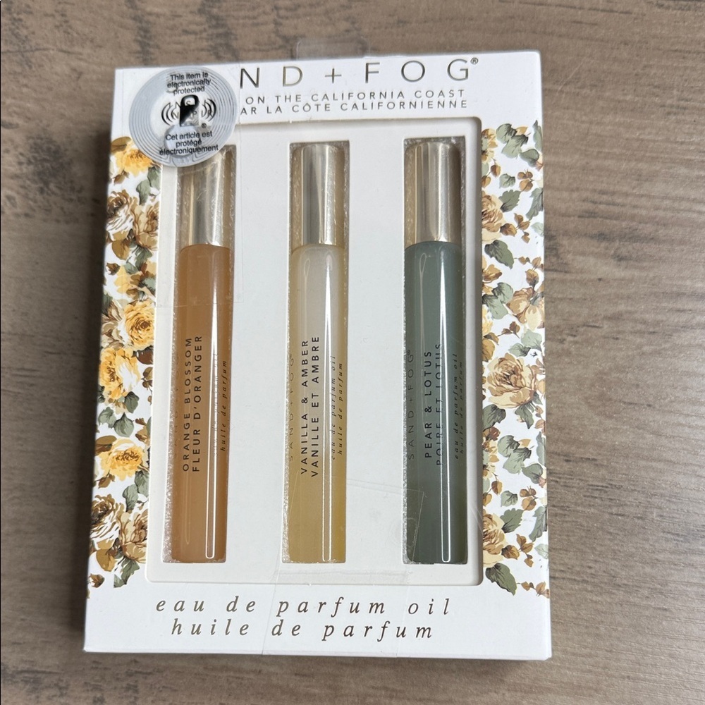 Sand + Fog Scented Oil Roller Set